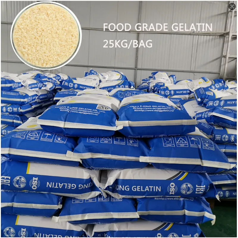 Wholesale 25kg unflavored bovine based gelatin 180 Bloom 260 Bloom